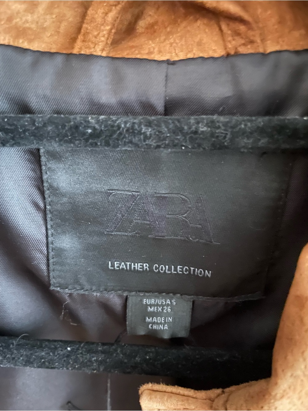 ZW Collection Limited Edition Suede Leather Jacket - Picture 7 of 9